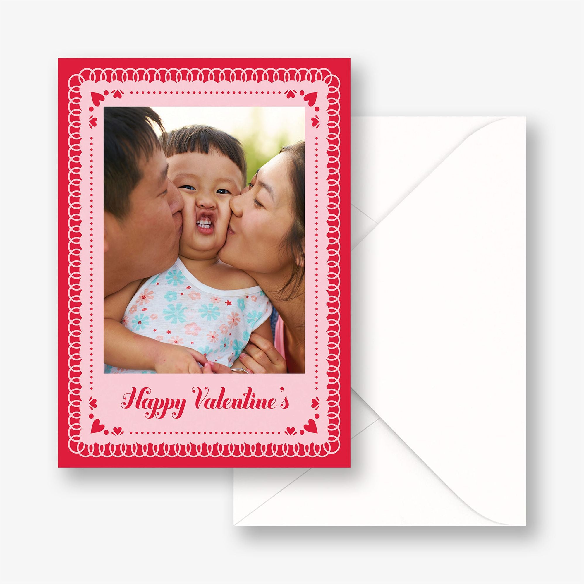 Doily Heart Frame Photo Card - Image 4