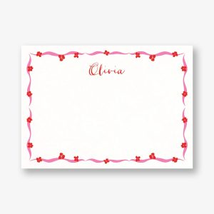 Floral Brushstroke Stationery