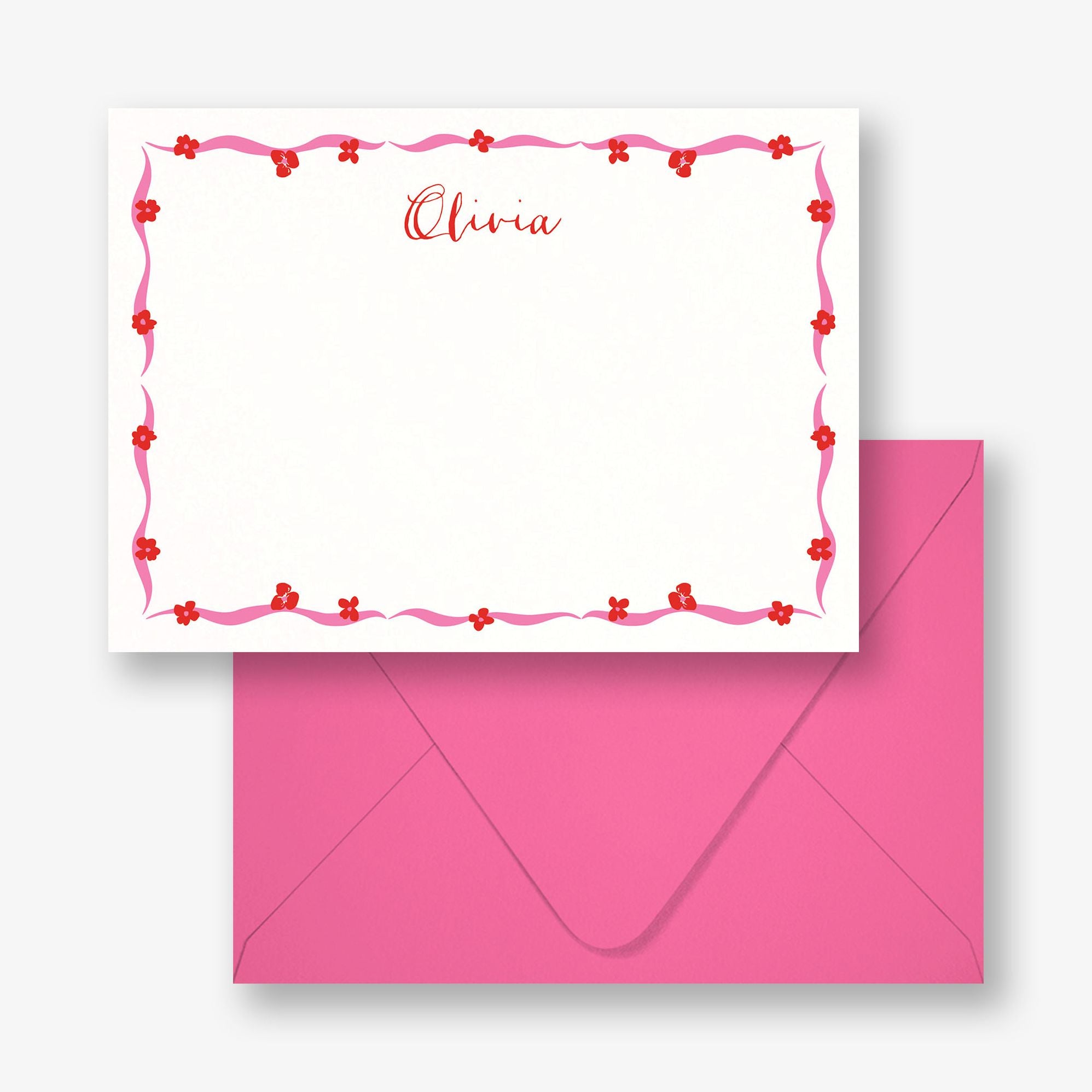 Floral Brushstroke Stationery - Image 2