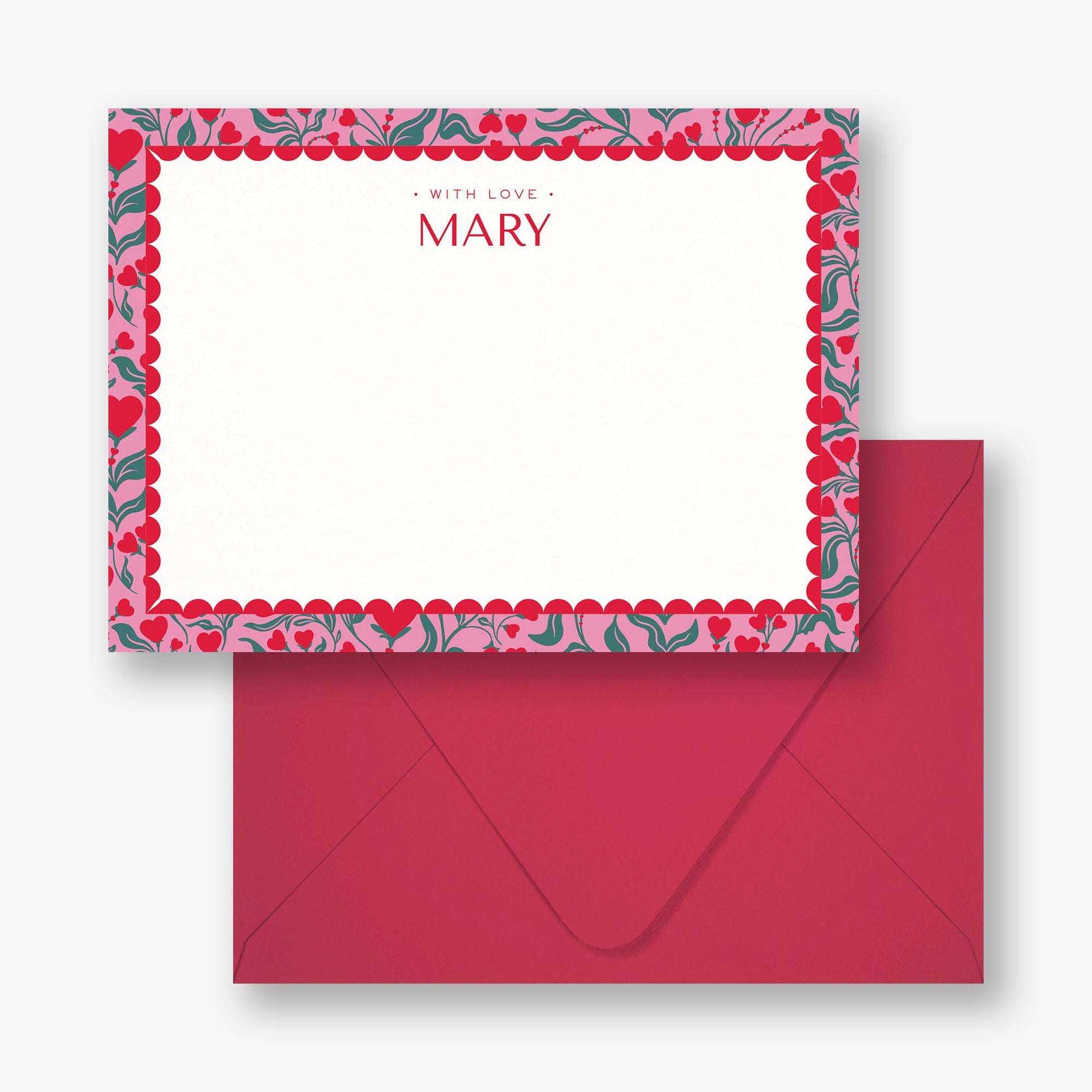 Heart Blooms Stationery - Image 3