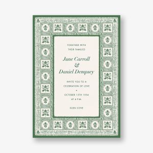 Artichoke Wedding Invitation