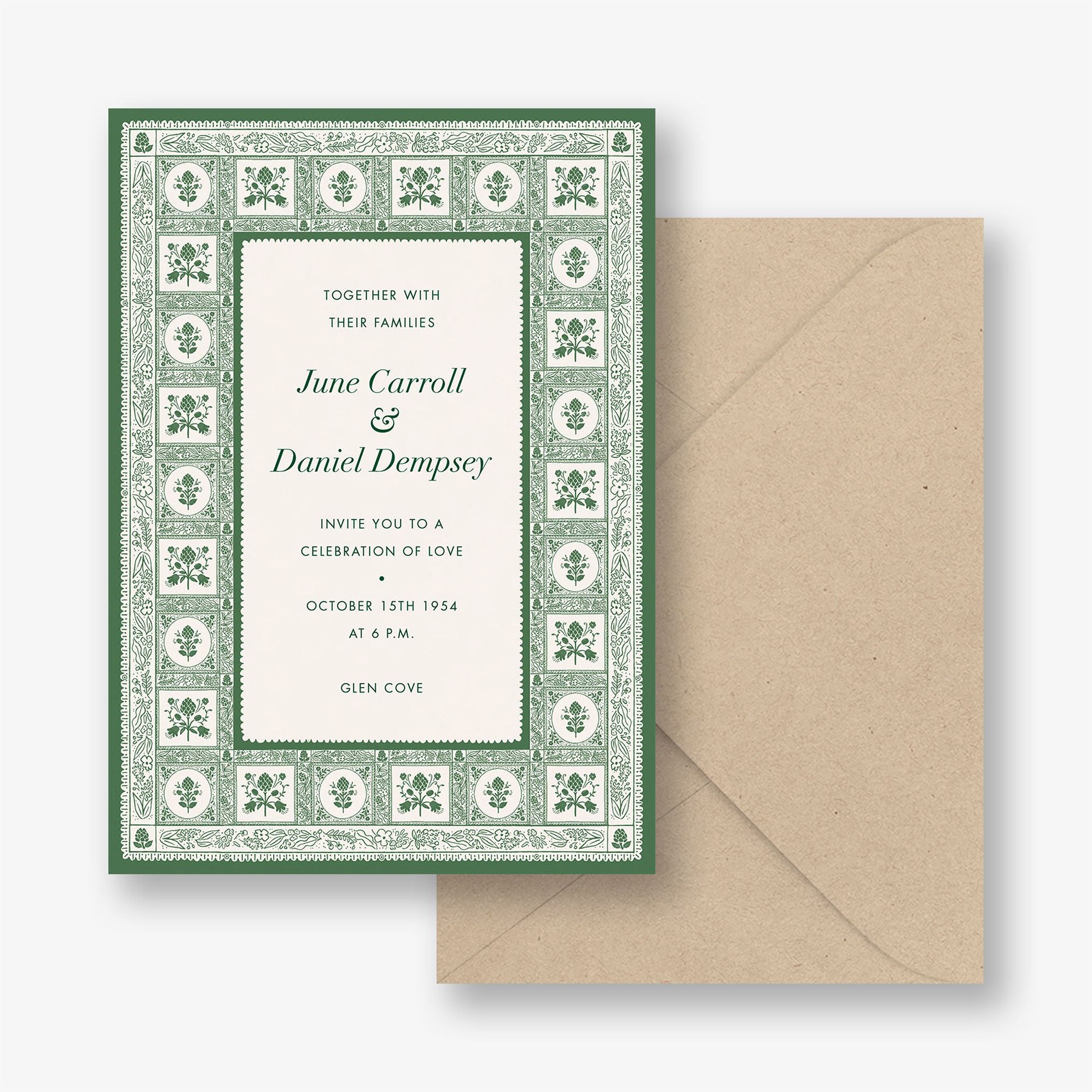 Artichoke Wedding Invitation - Image 3