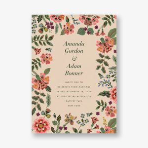 Gracie Border Wedding Invitation