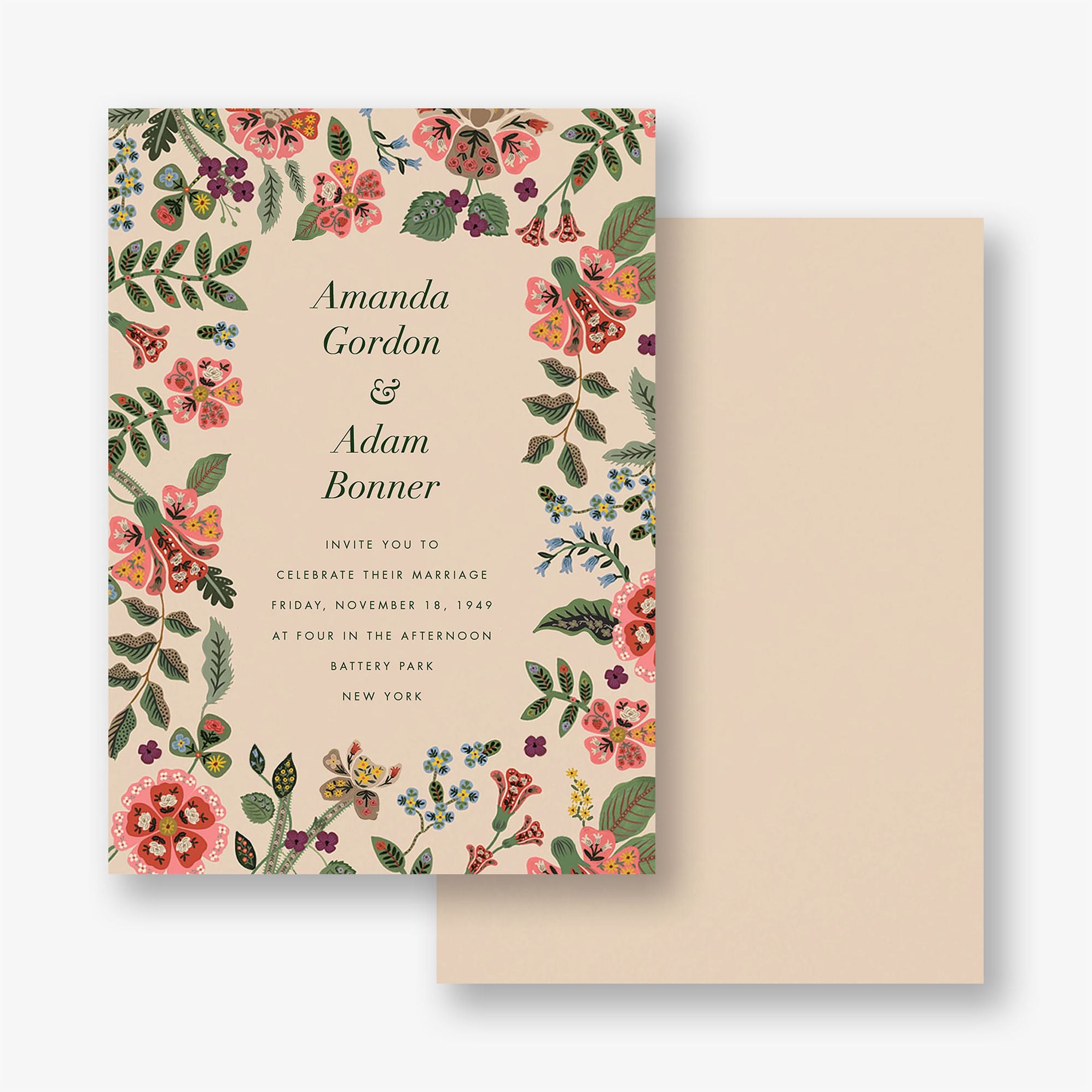 Gracie Border Wedding Invitation - Image 3