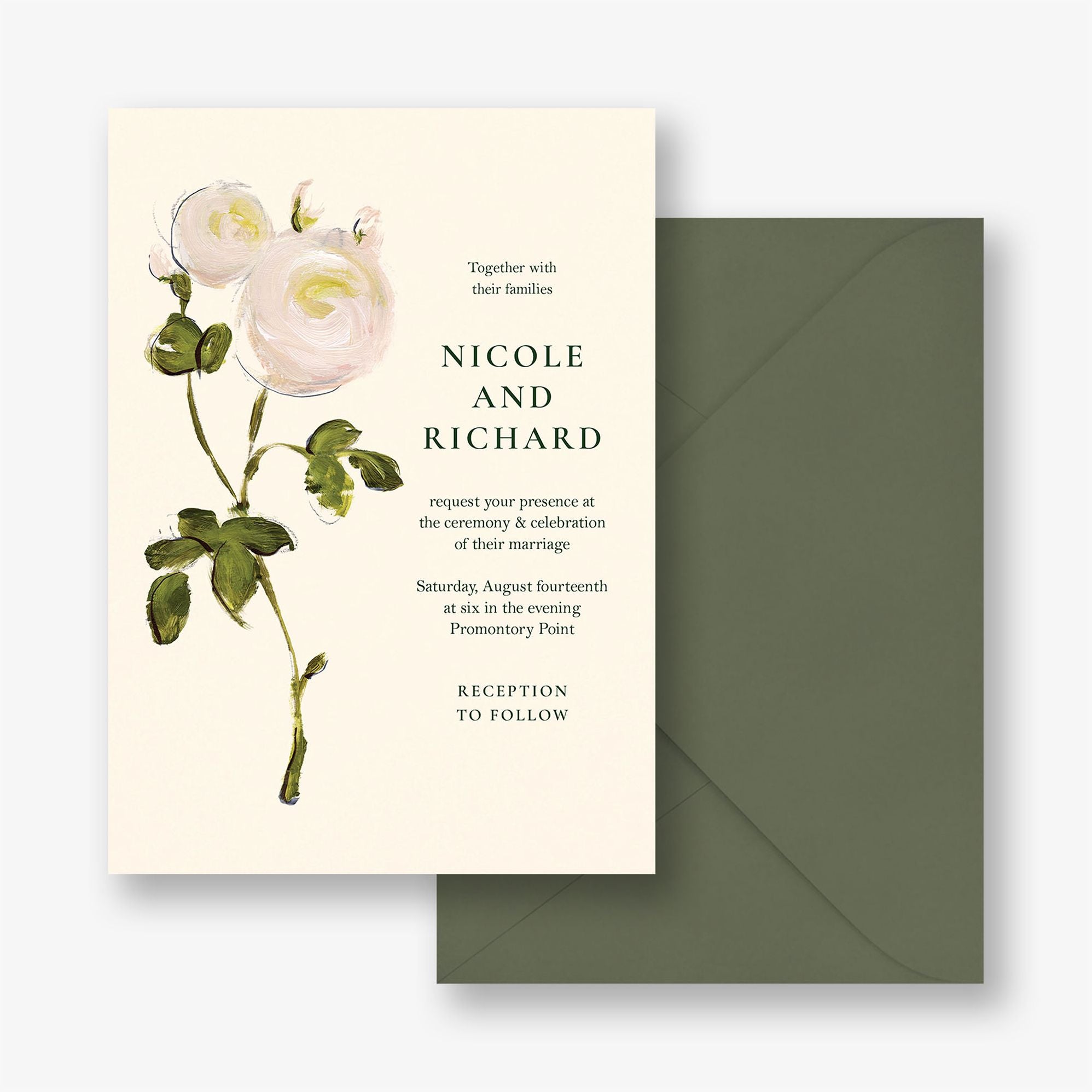 Botanical Bliss Wedding Invitation - Image 2