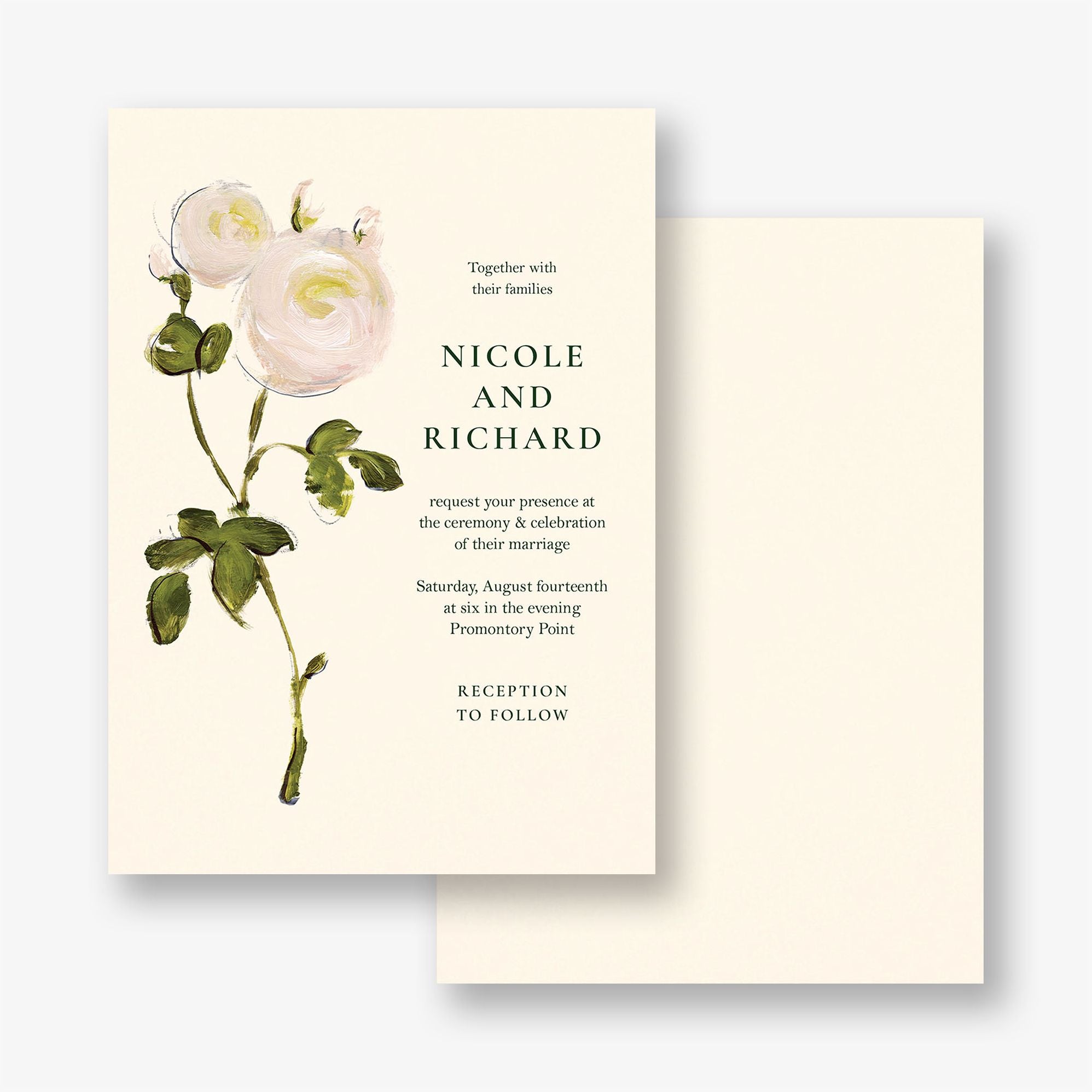 Botanical Bliss Wedding Invitation - Image 3