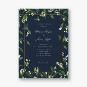 Valley Girls Wedding Invitation