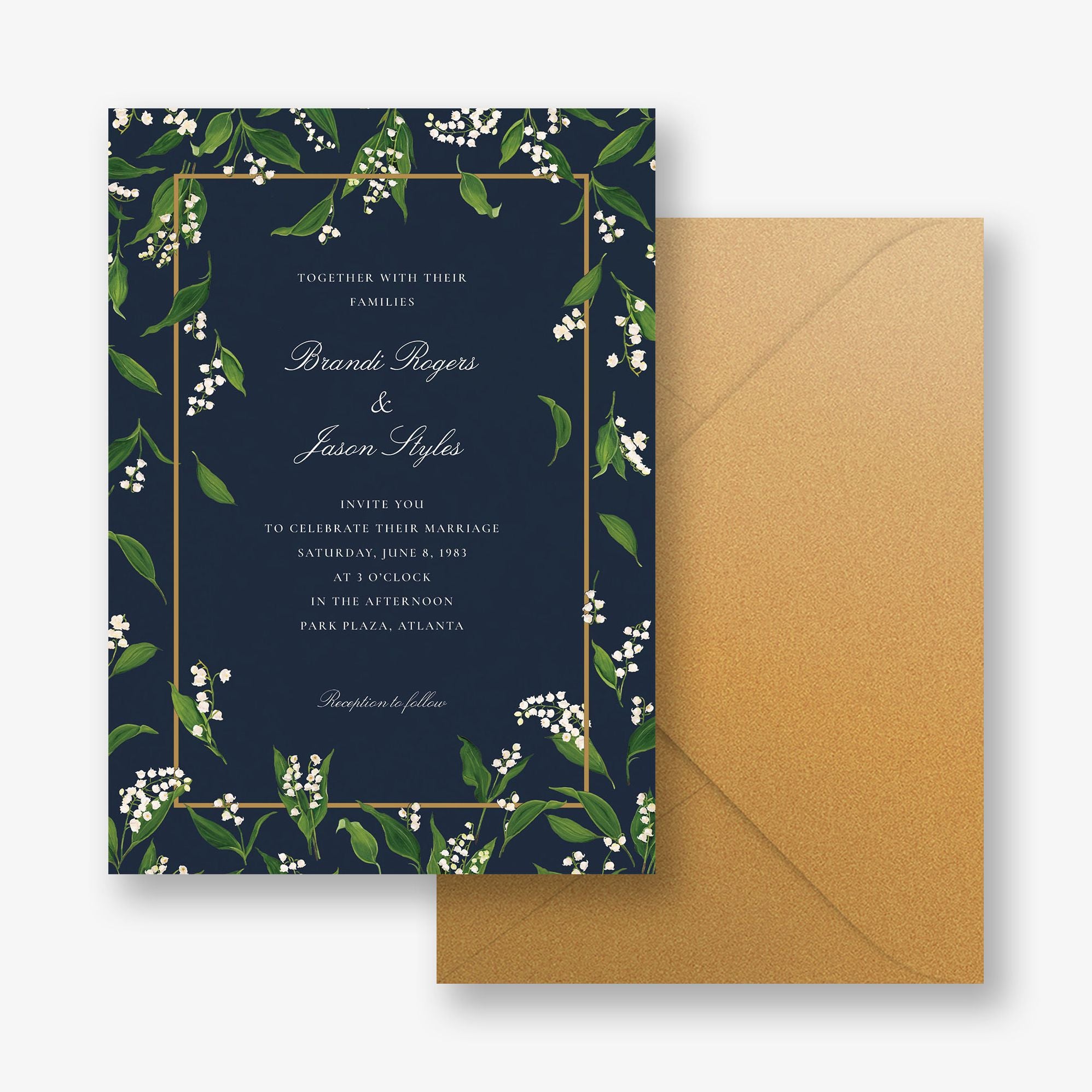 Valley Girls Wedding Invitation - Image 2