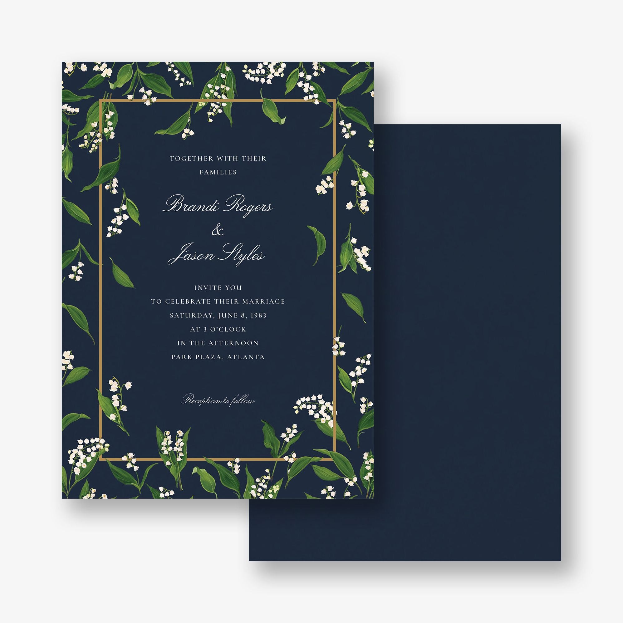 Valley Girls Wedding Invitation - Image 3