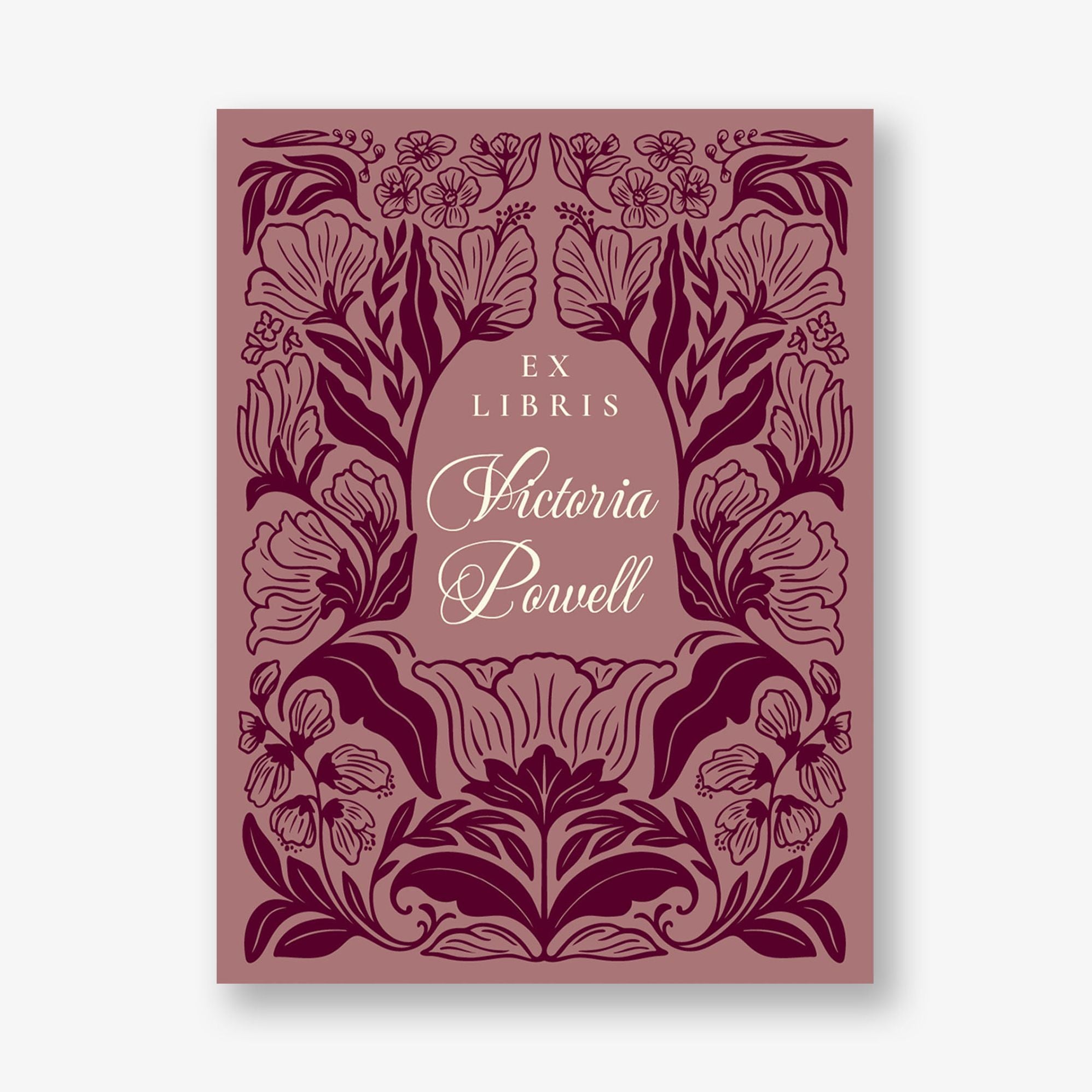 Deco Floral Frame Adhesive Bookplates - Image 2