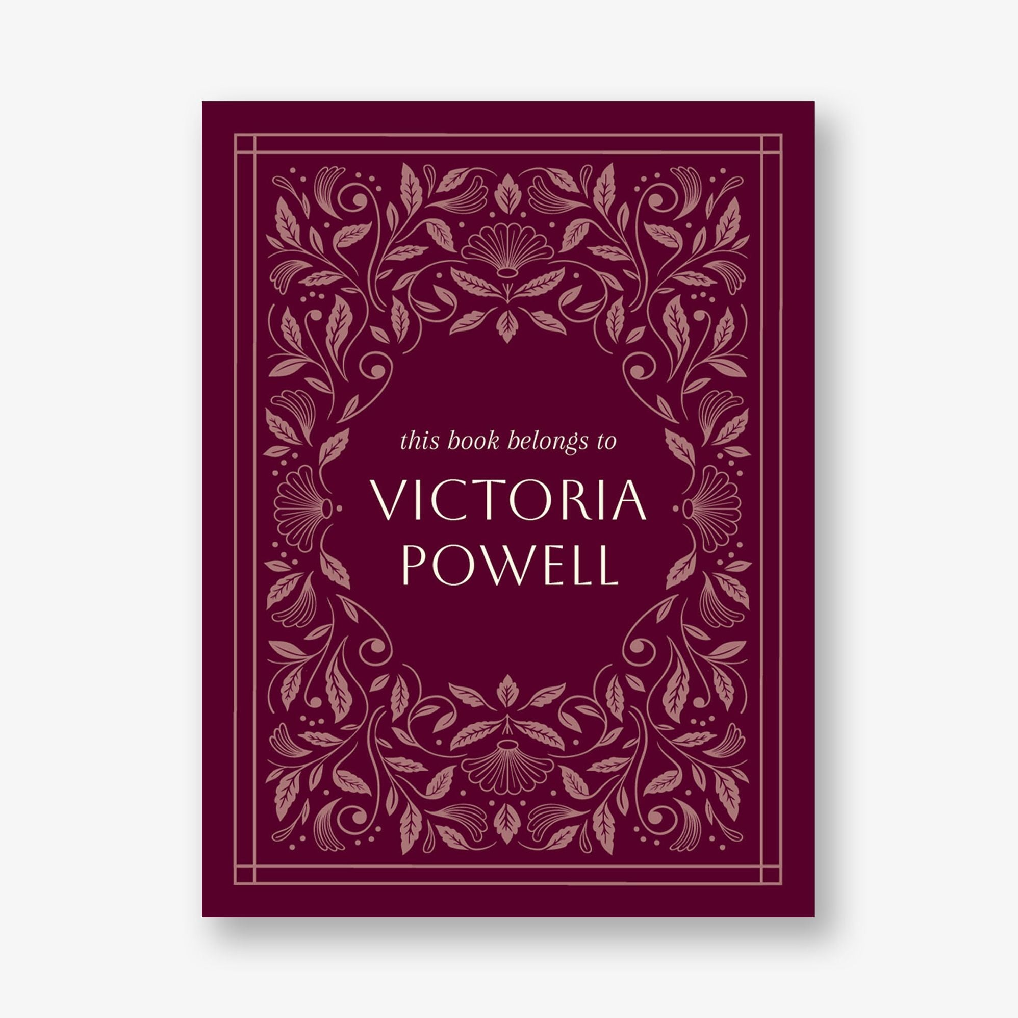 Dark Foliage Filigree Adhesive Bookplates - Image 2