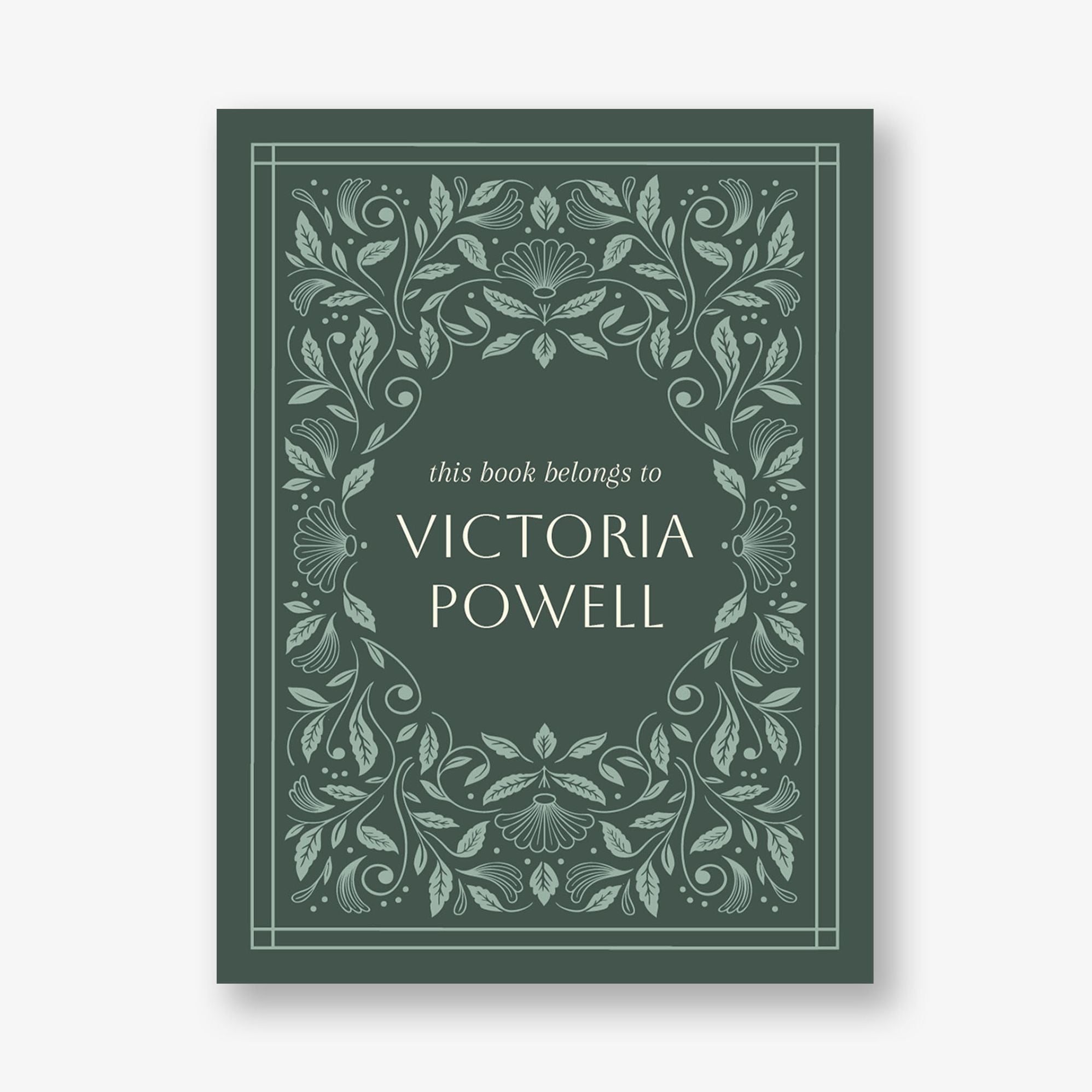 Dark Foliage Filigree Adhesive Bookplates - Image 3
