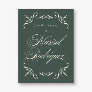 Vintage Filigree Adhesive Bookplates