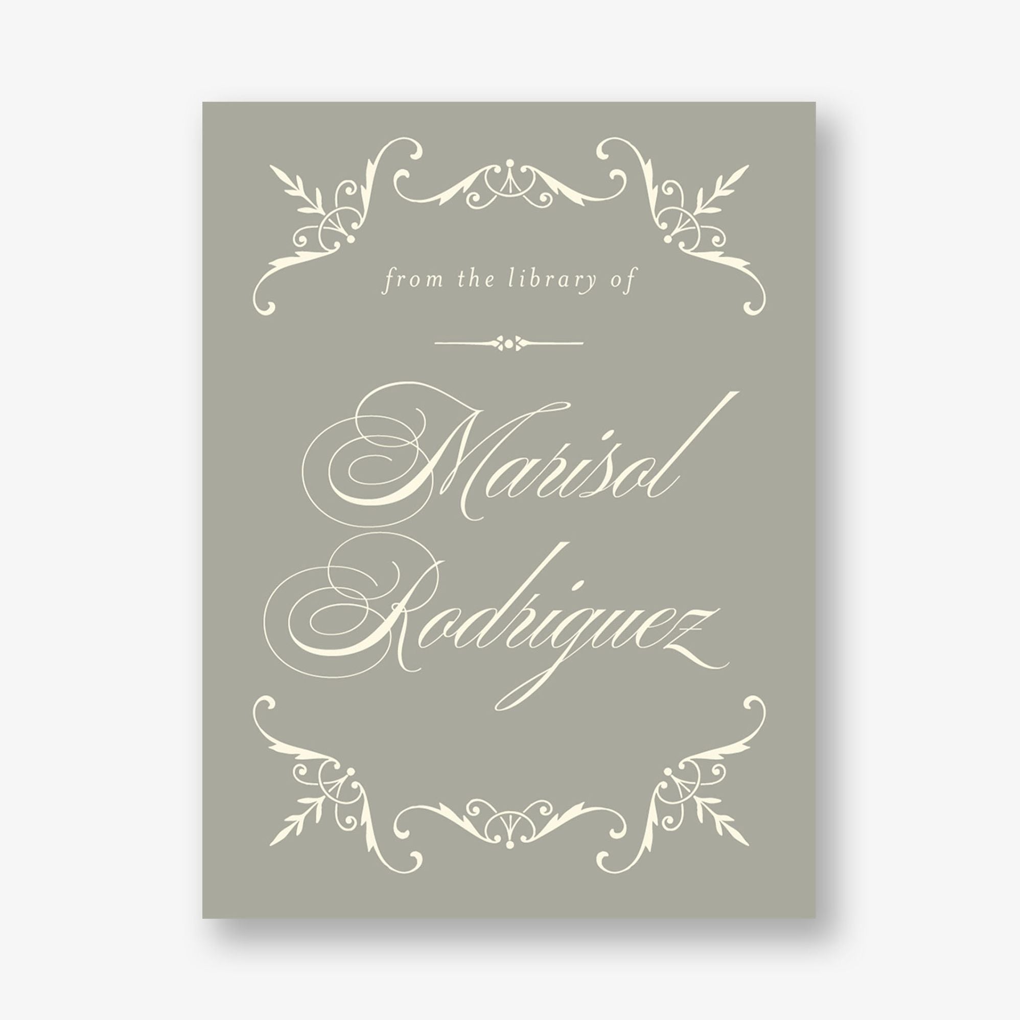Vintage Filigree Adhesive Bookplates - Image 3