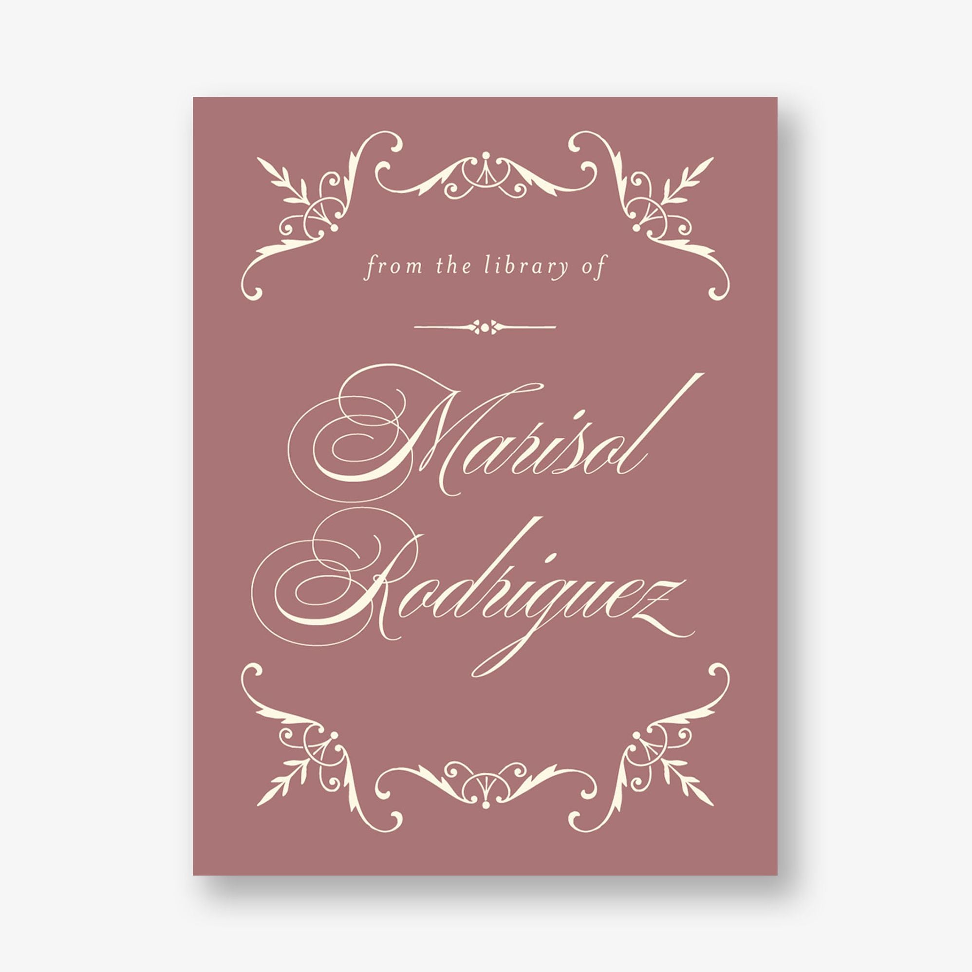 Vintage Filigree Adhesive Bookplates - Image 5