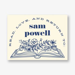Blooming Pages Adhesive Bookplates
