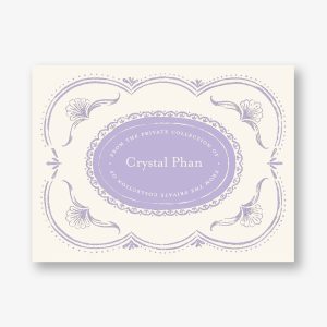 Vintage Scalloped Frame Adhesive Bookplates