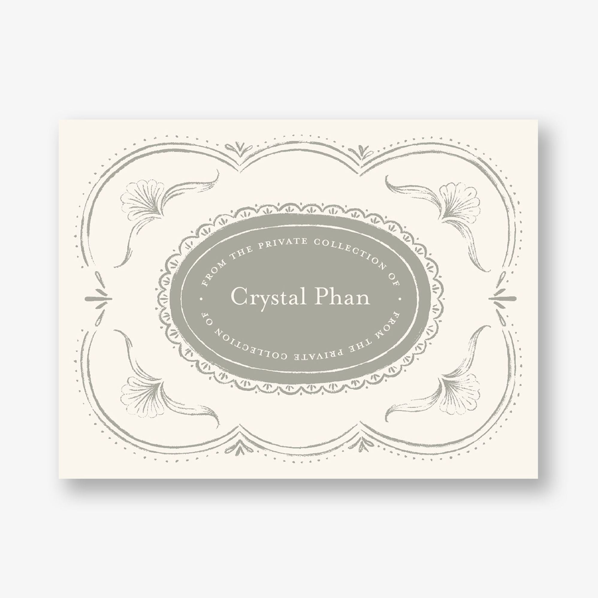 Vintage Scalloped Frame Adhesive Bookplates - Image 4