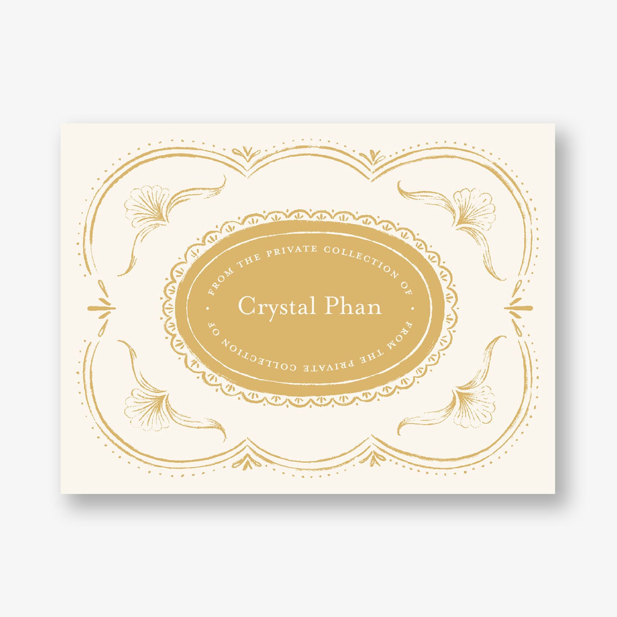 Vintage Scalloped Frame Adhesive Bookplates - Image 7