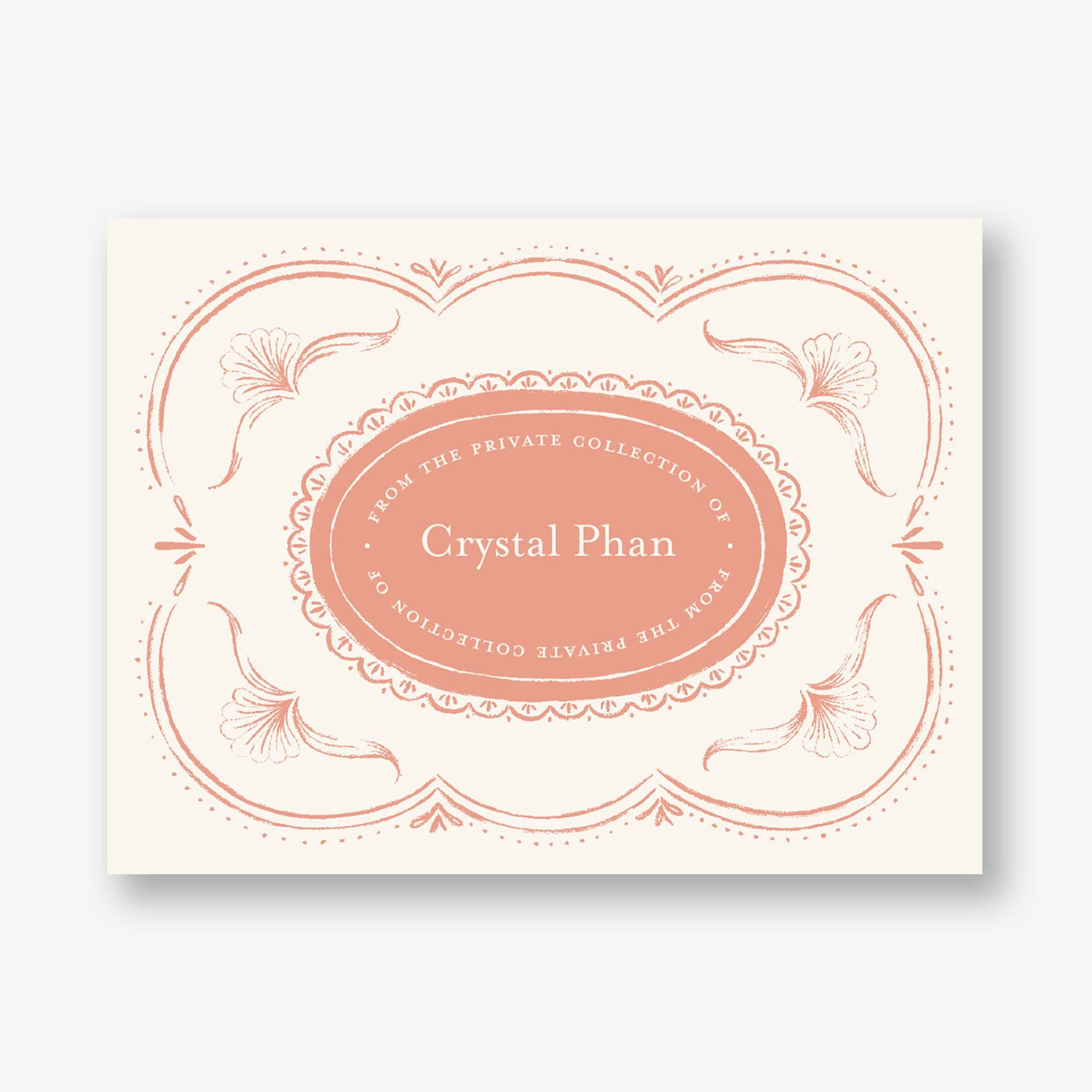 Vintage Scalloped Frame Adhesive Bookplates - Image 2