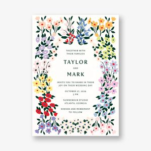 Cottage Garden Wedding Invitation