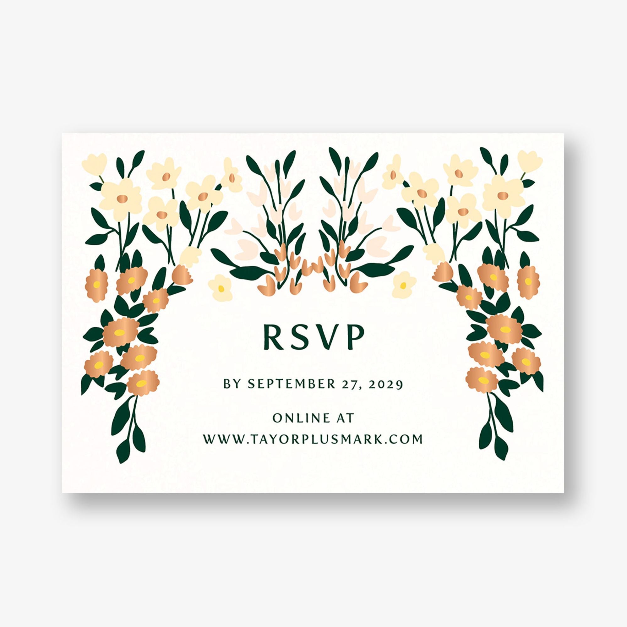 Cottage Garden Foil Response Card - Image 3