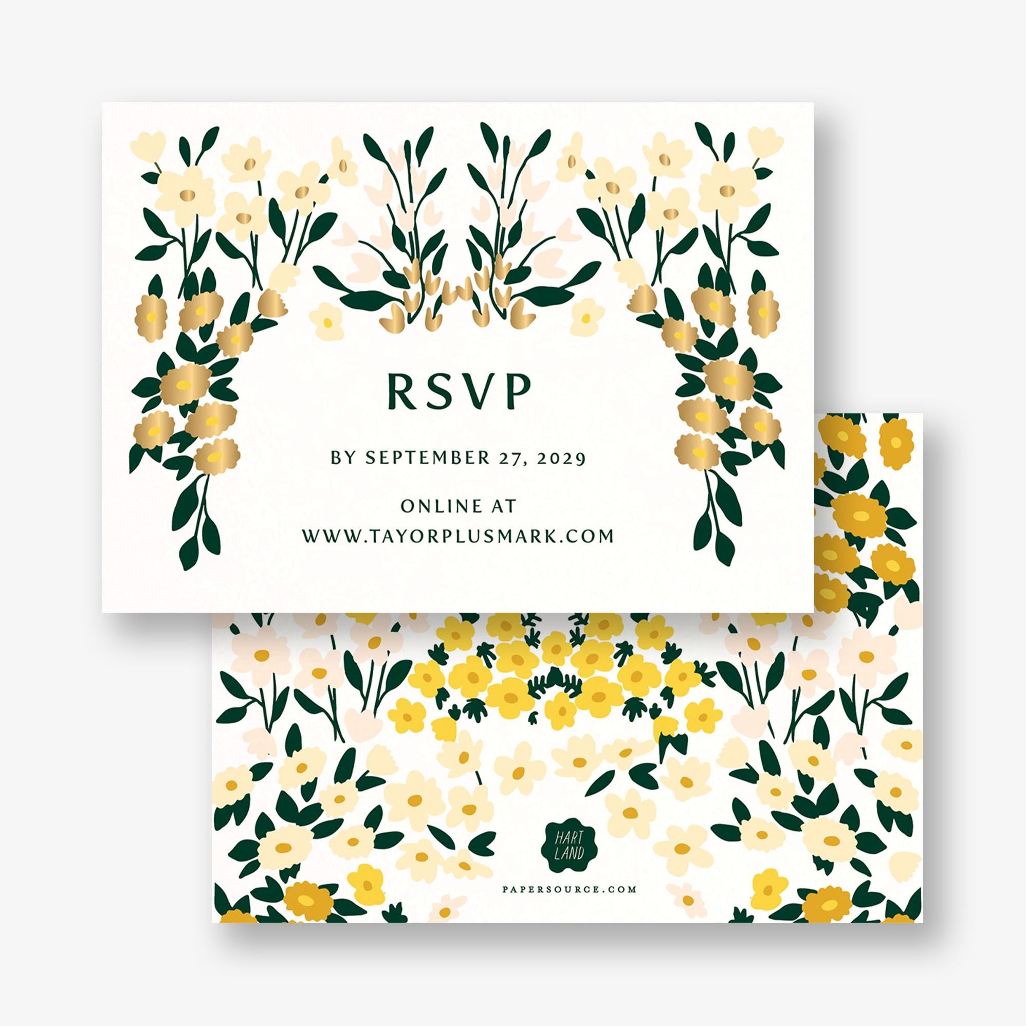 Cottage Garden Foil Response Card - Image 4