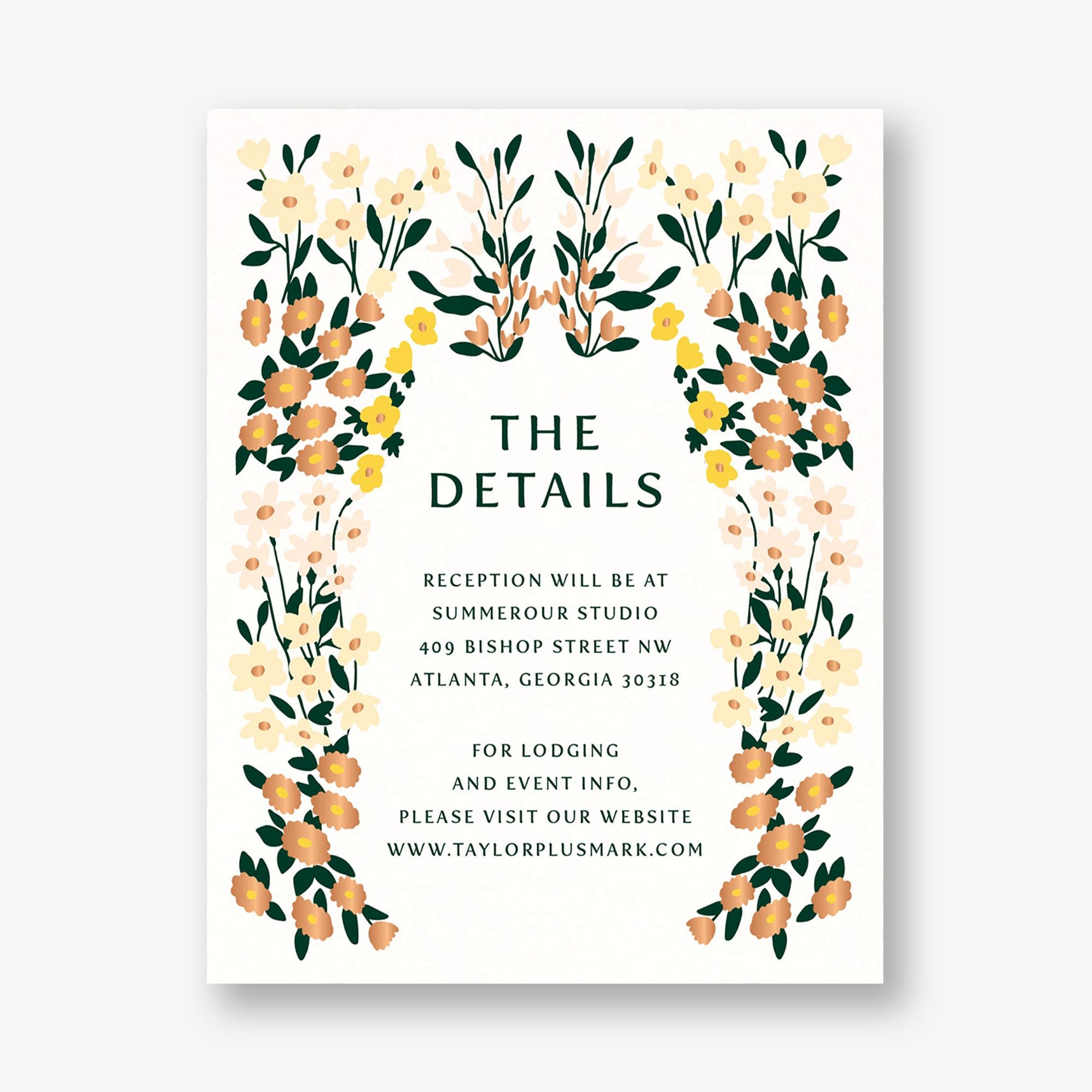 Cottage Garden Foil Information Card - Image 3