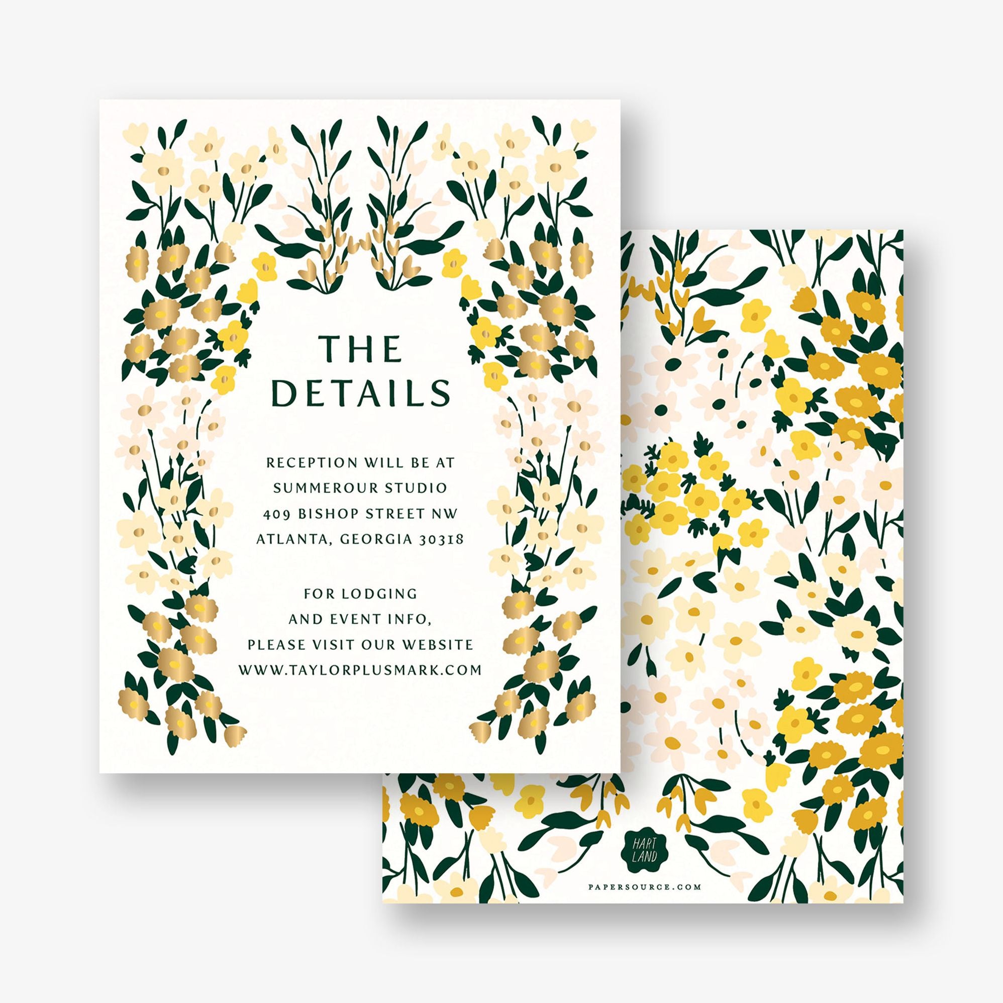 Cottage Garden Foil Information Card - Image 4