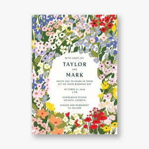 Wildflower Wedding Invitation