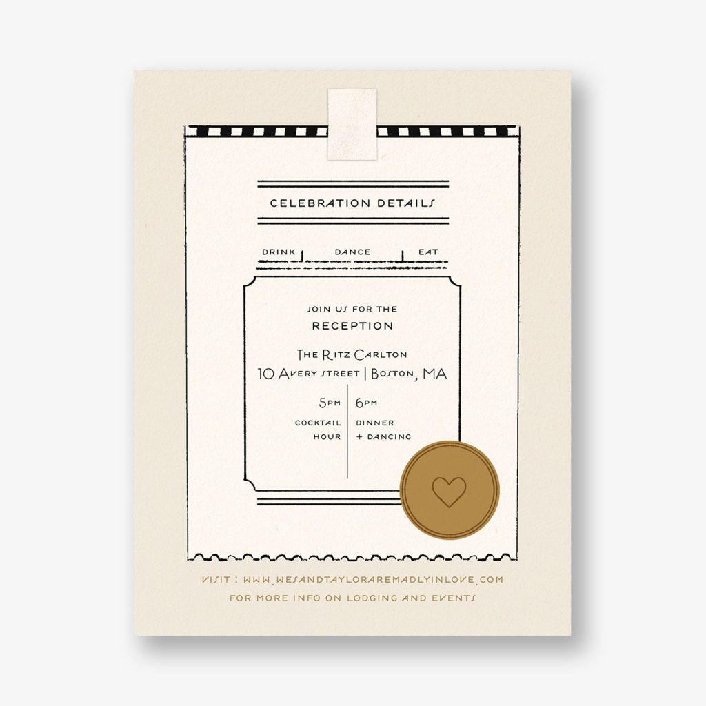 Vintage NYC Deli Information Card