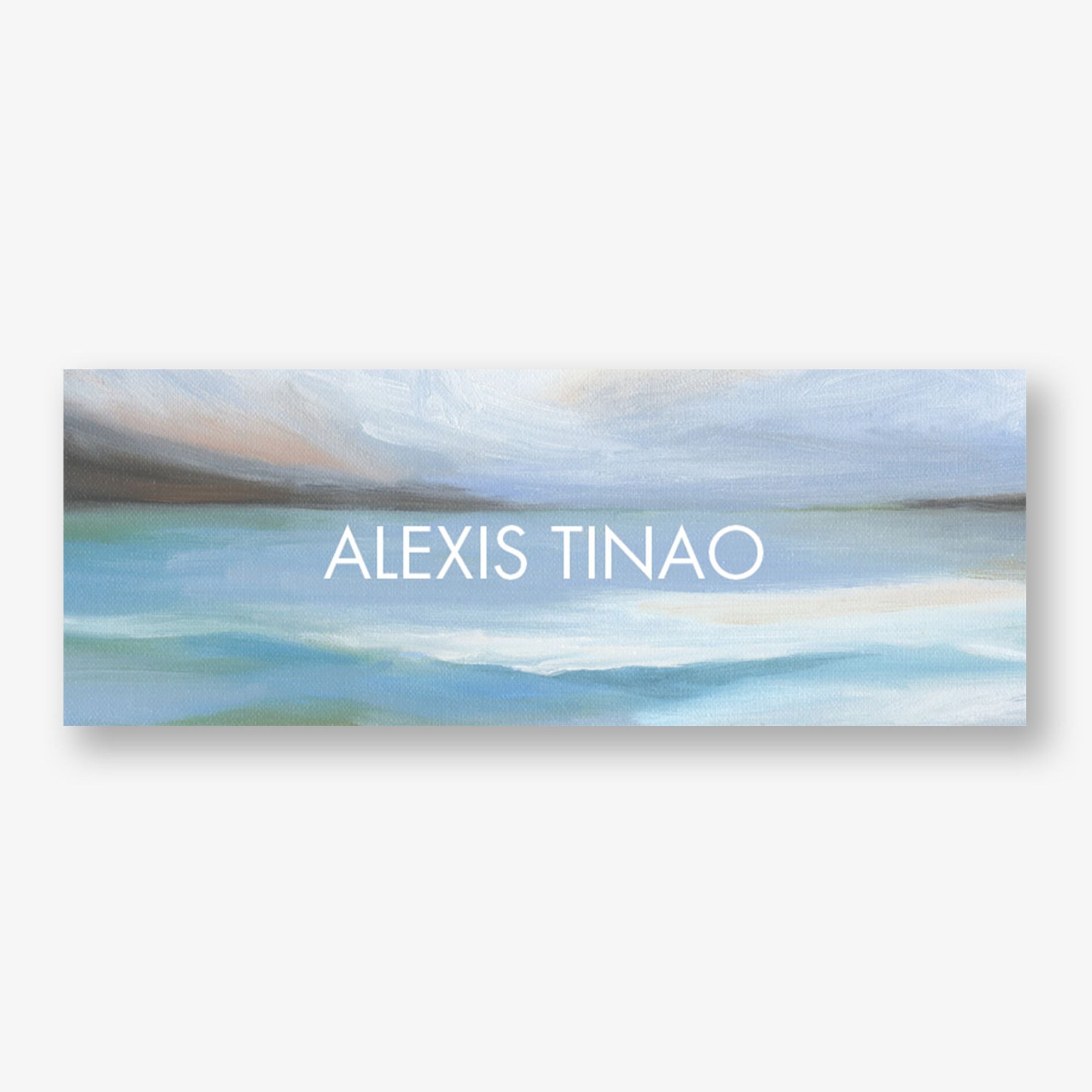 Ocean Waves Long Personalized Label - Image 2