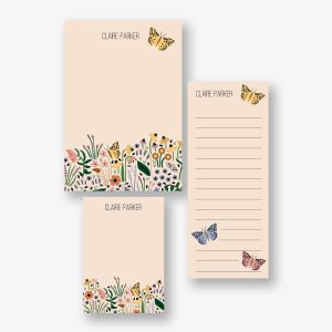 Wildwood Garden Mixed Personalized Notepad Set