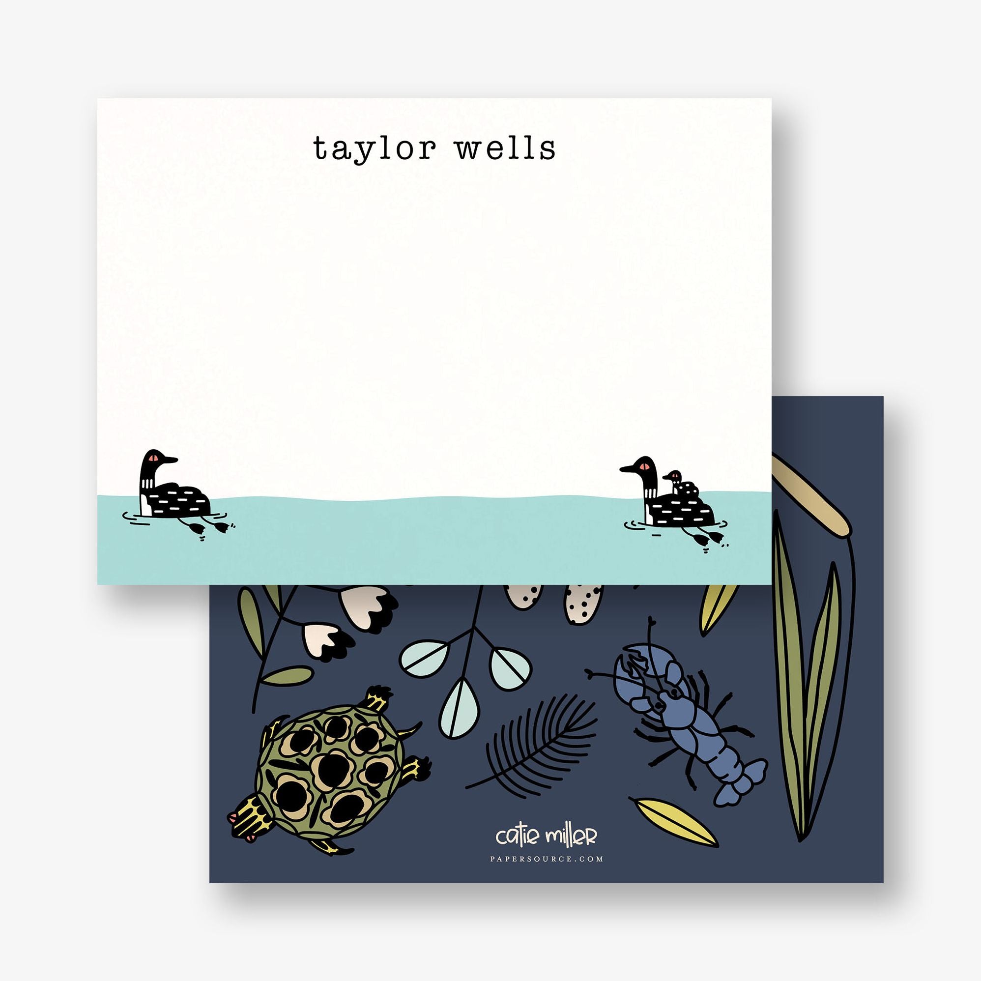 Loon and Lake Stationery - Image 2