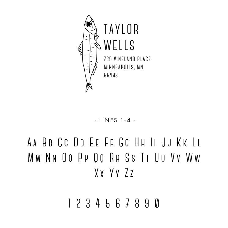 Minnows Custom Stamp - Image 2