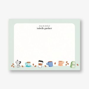 Coffee Doodles Stationery
