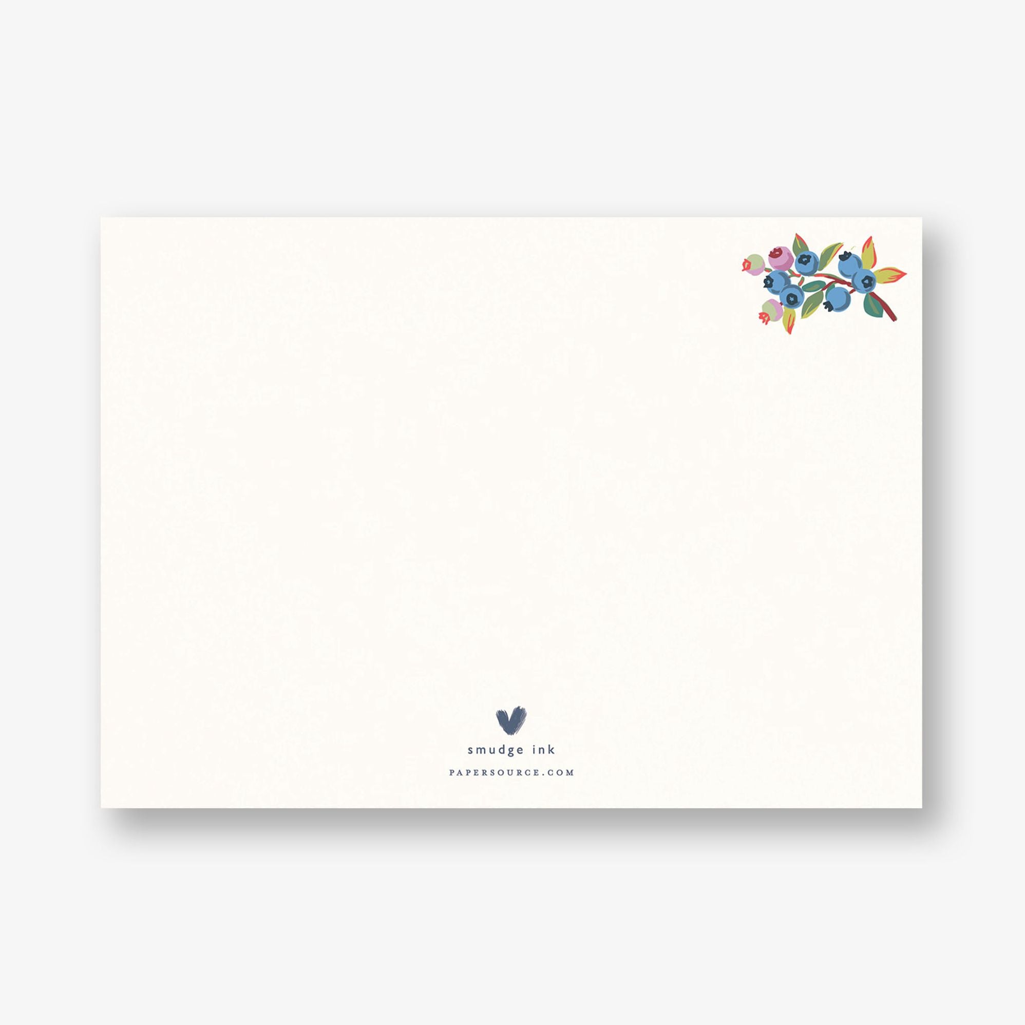 Wild Blueberries Stationery - Image 2