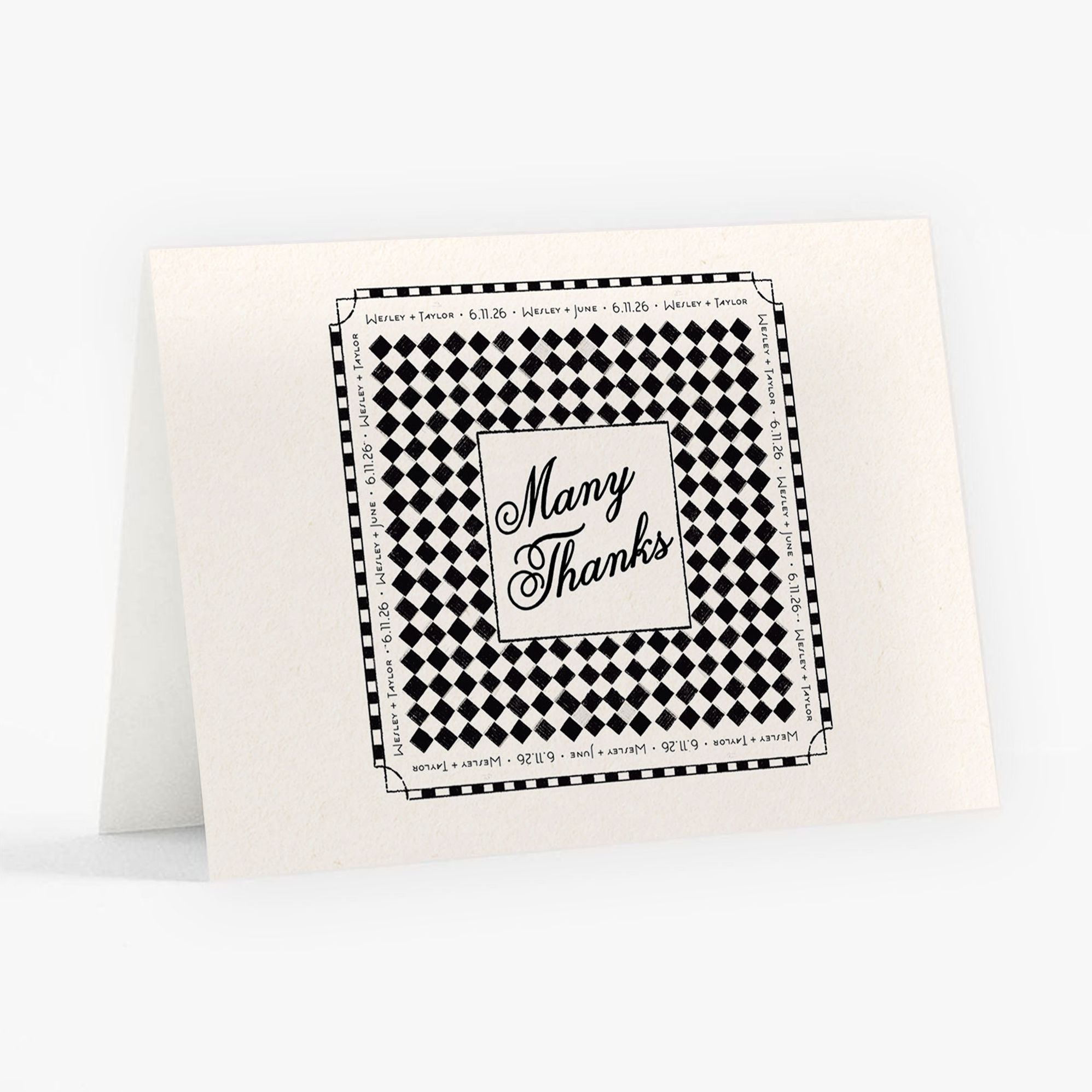 Vintage NYC Deli Thank You Card - Image 2