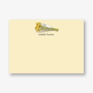 Grocery Store Flowers Stationery