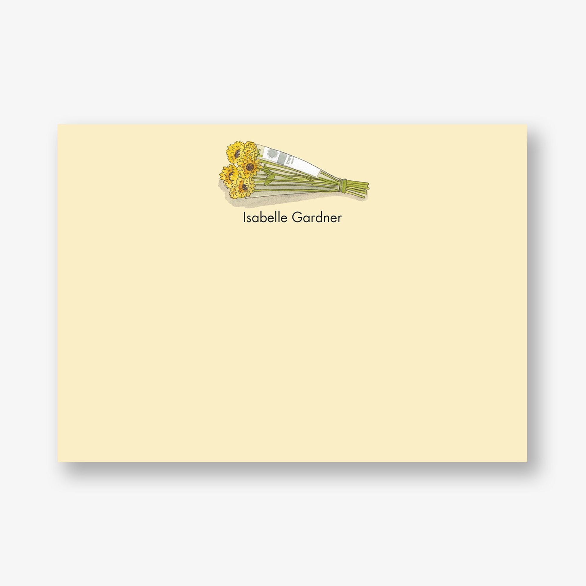 Grocery Store Flowers Stationery