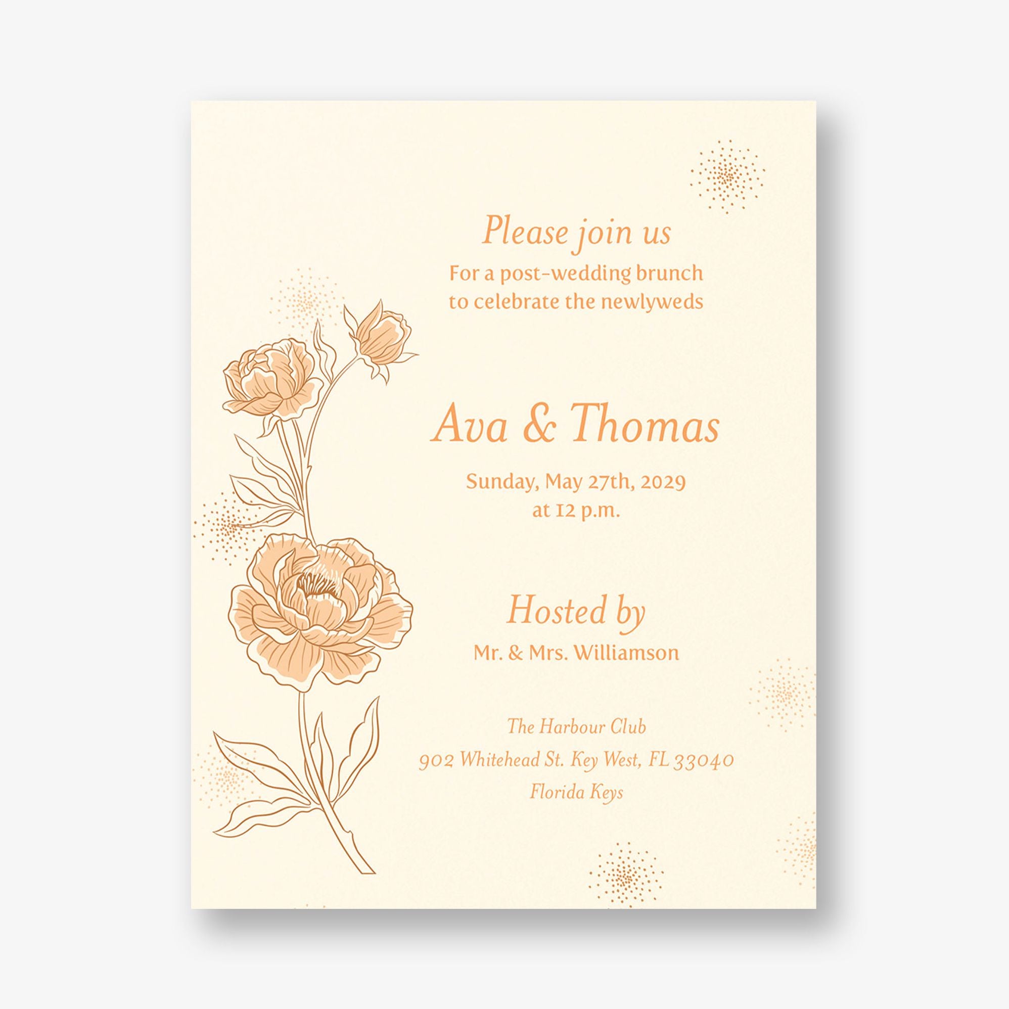 Champagne Glasses Information Card - Image 2