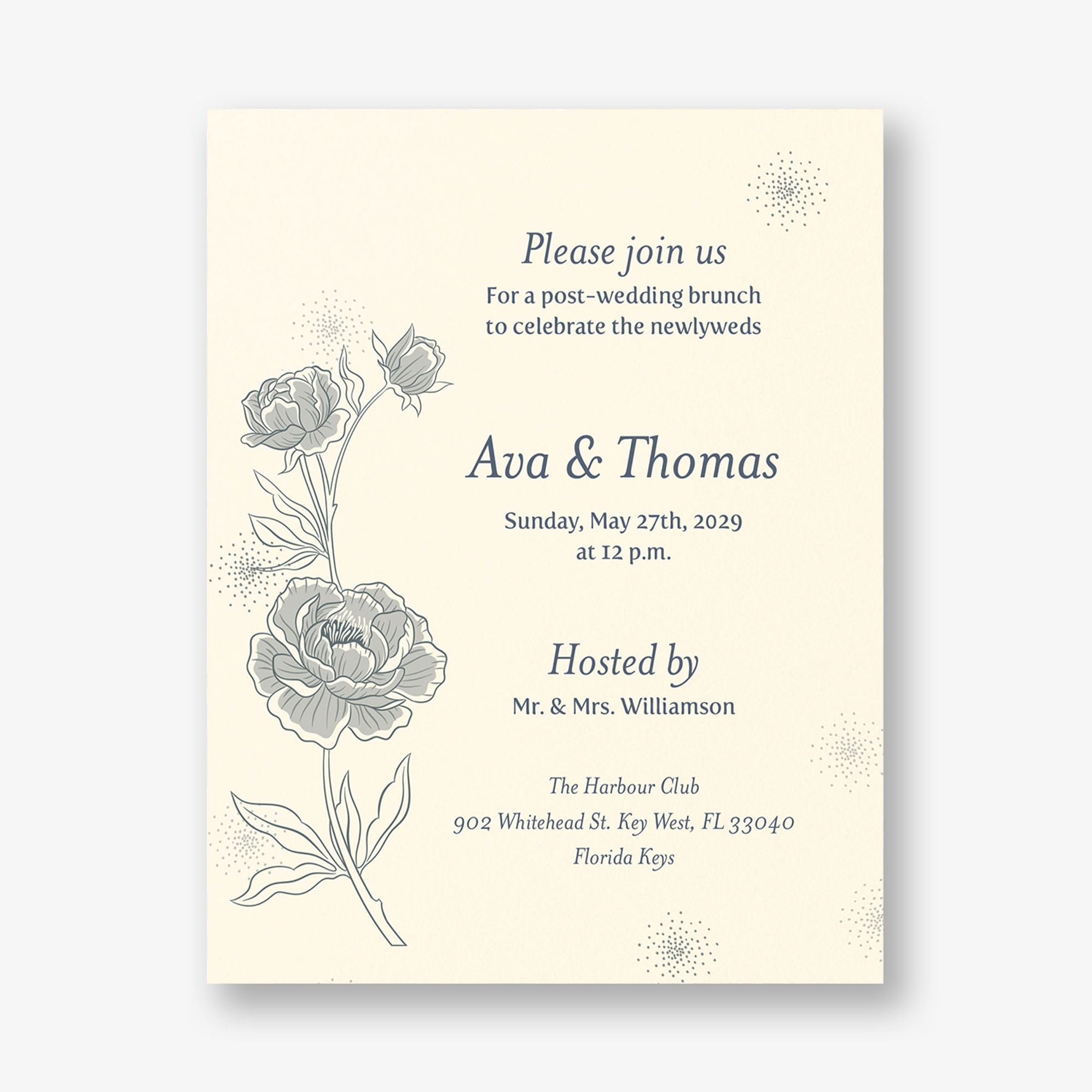 Champagne Glasses Information Card - Image 4