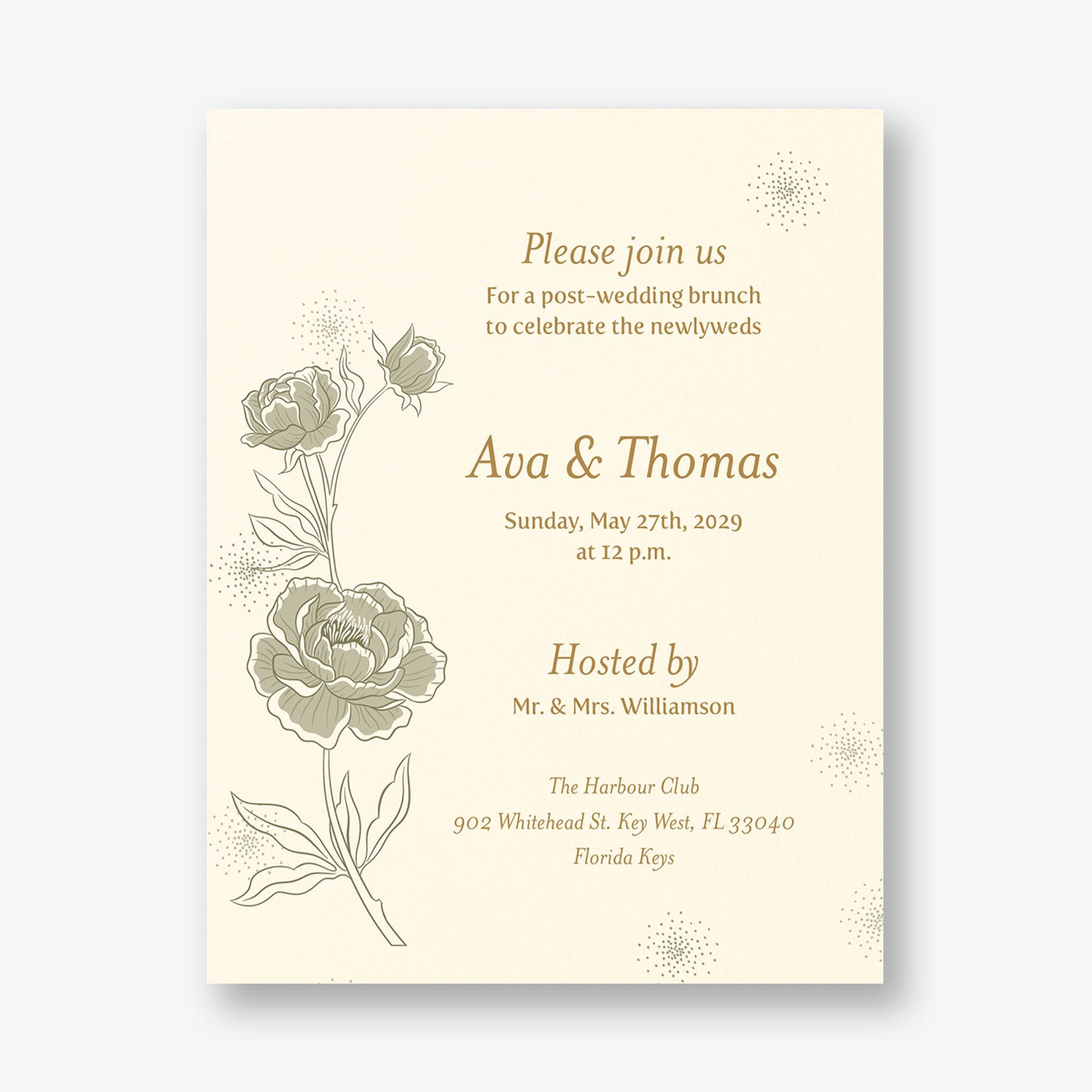 Champagne Glasses Information Card - Image 5