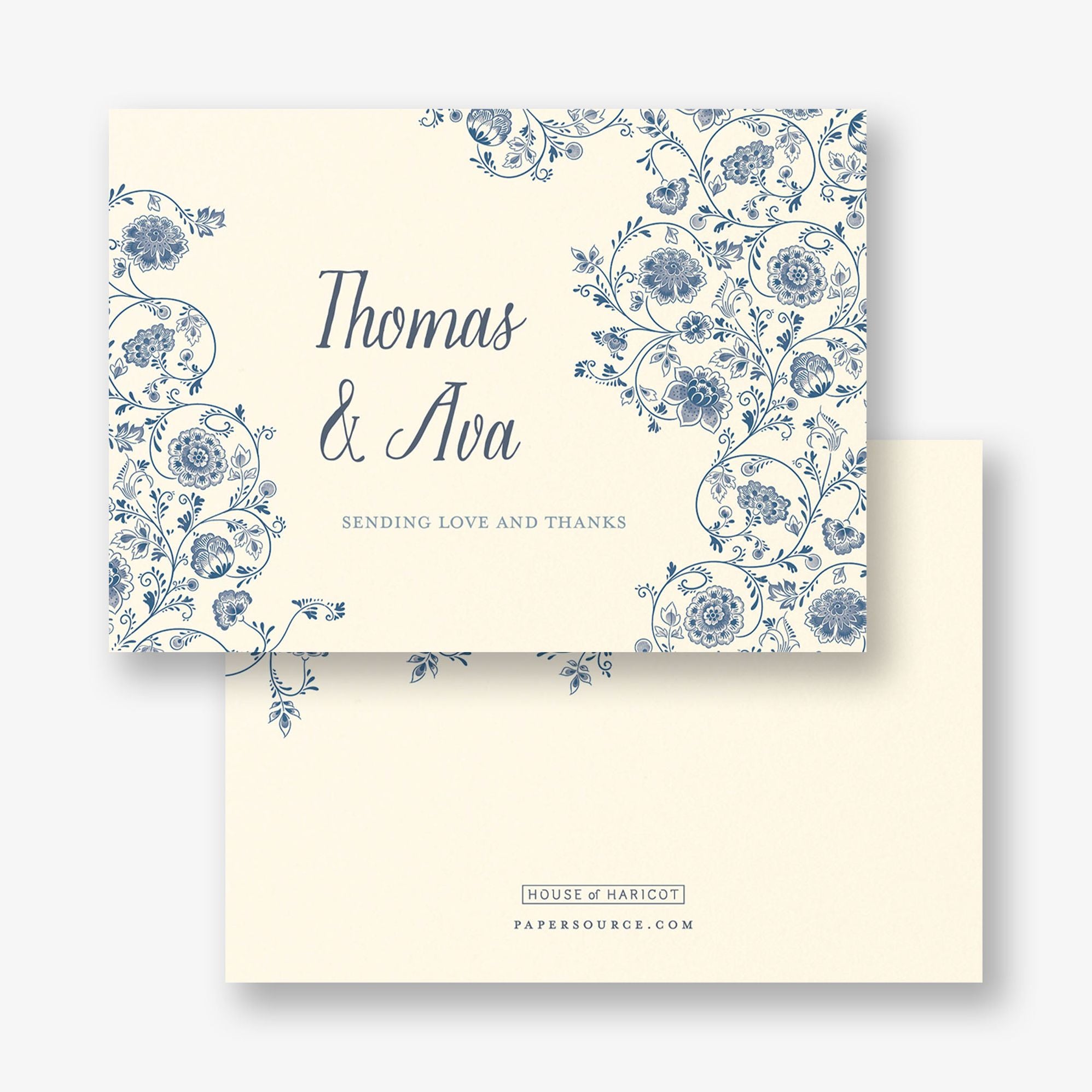Delft Blue Thank You Card - Image 3