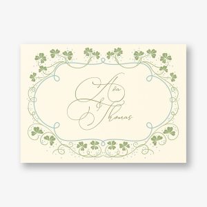 Lucky Clovers Thank You Card