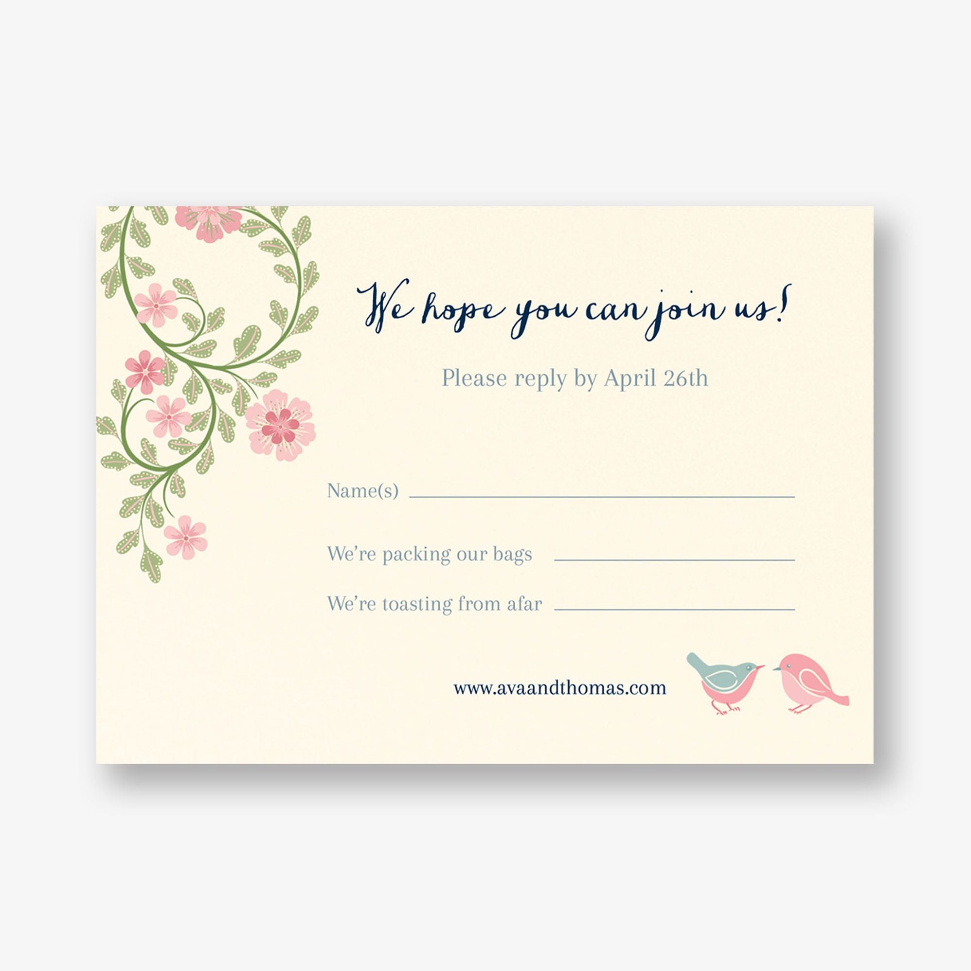 Flower Garden Response Card - Image 2