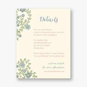 Flower Garden Information Card