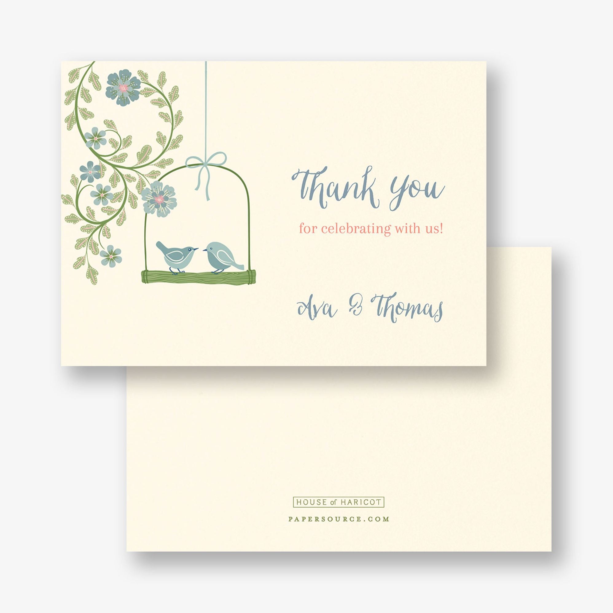 Flower Garden Thank You Card - Image 2