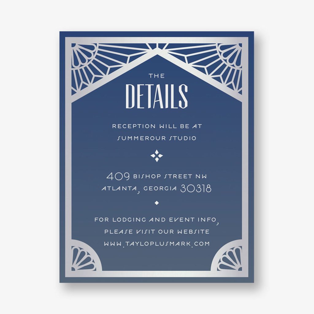 Stained Glass Foil Information Card