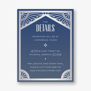 Stained Glass Foil Information Card
